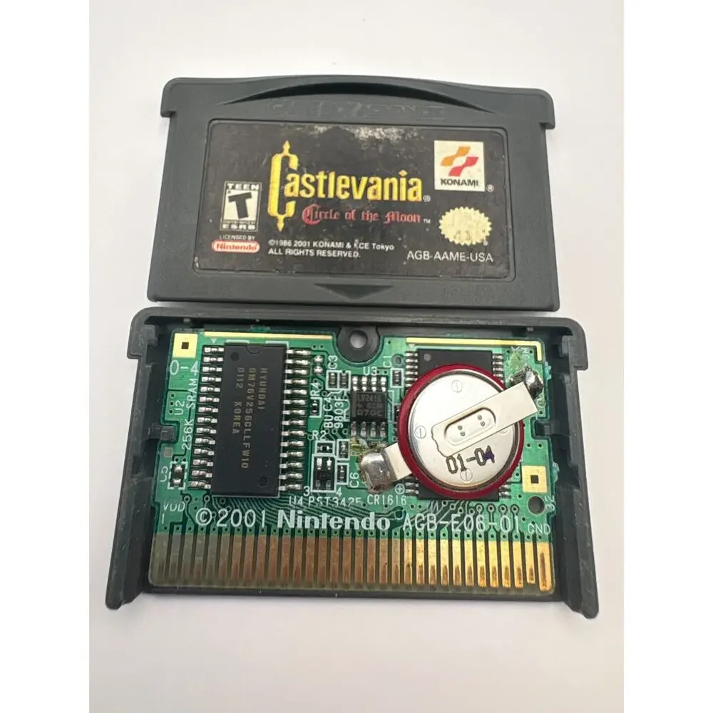 Castlevania Circle of the Moon - Game Boy Advance - Cartridge - Tested Authentic